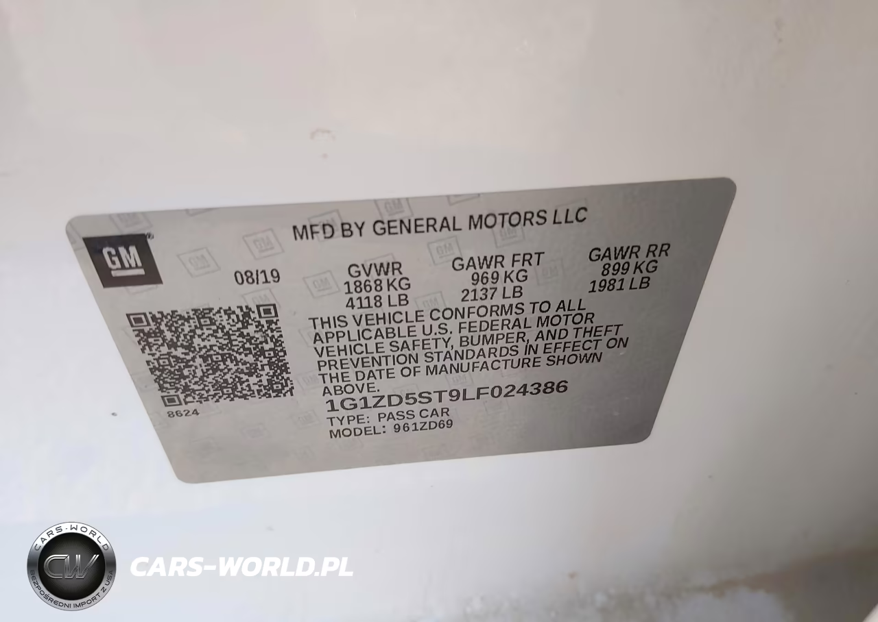 2020 Chevrolet Malibu Fwd Lt VIN:1G1ZD5ST9LF024386 - 9