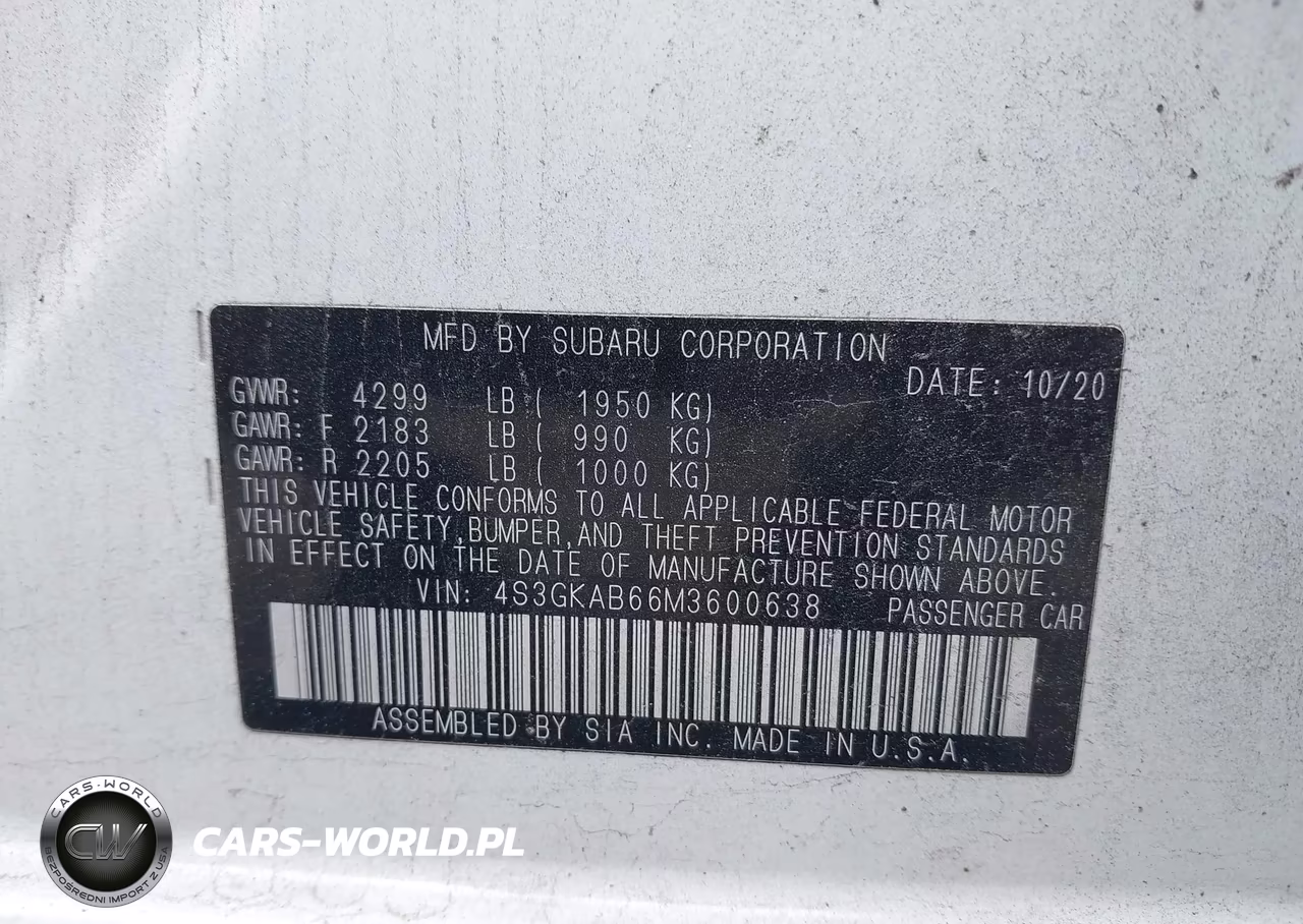 2021 Subaru Impreza Sedan VIN:4S3GKAB66M3600638 - 9