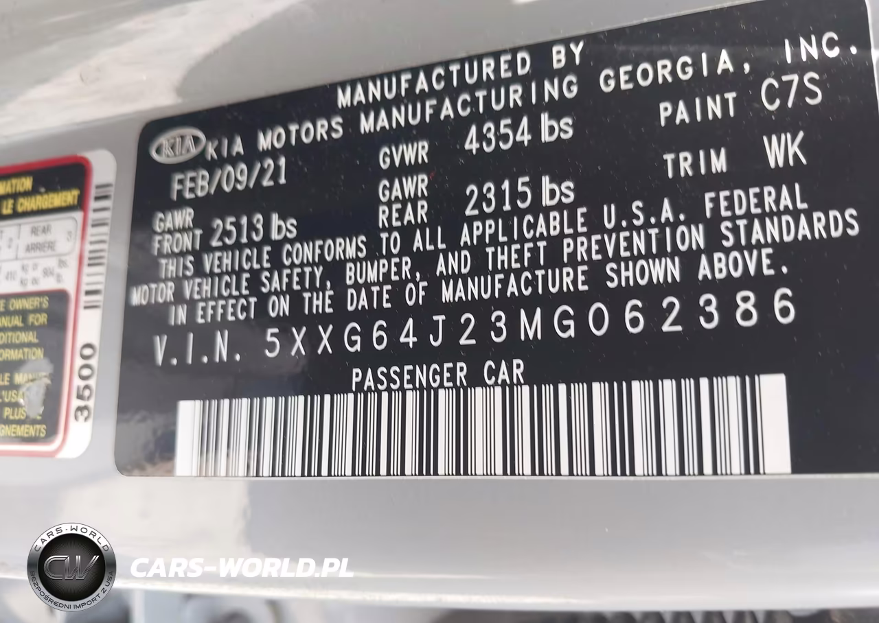 2021 Kia K5 Gt-Line VIN:5XXG64J23MG062386 - 9