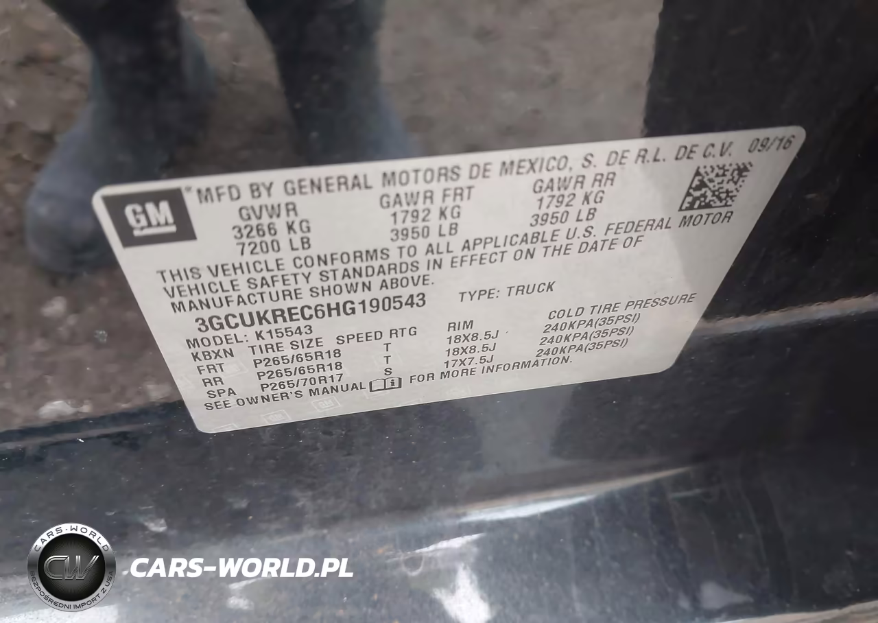 2017 Chevrolet Silverado 1500 Lt VIN:3GCUKREC6HG190543 - 9
