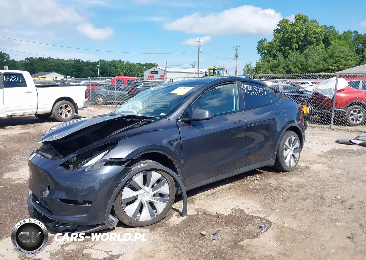 2024 Tesla Model Y Long Range Single Motor Rear-Wheel Drive-Rwd VIN:7SAYGDED4RF055747 - 2