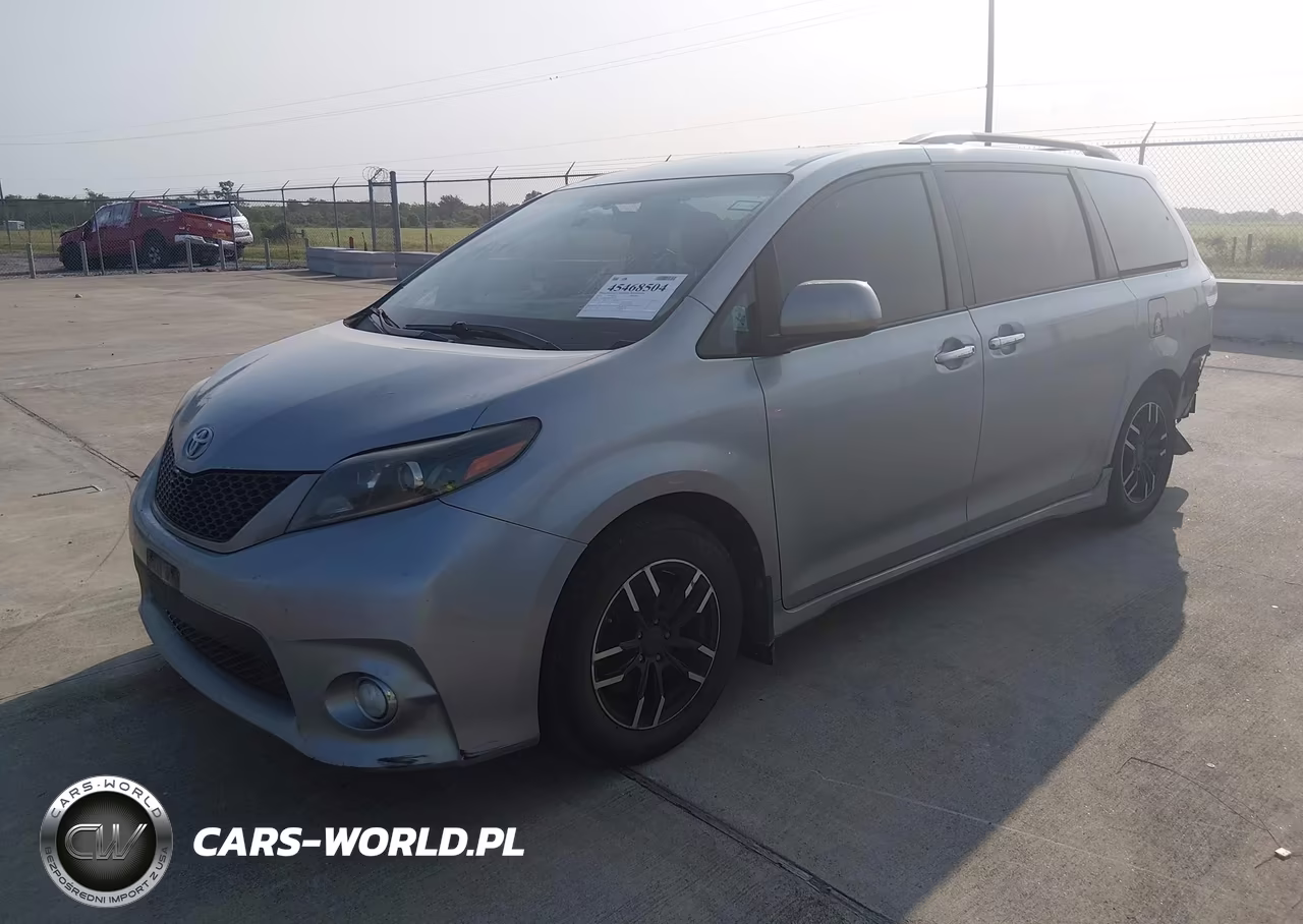 2016 Toyota Sienna Se 8 Passenger VIN:5TDXK3DC8GS714349 - 2