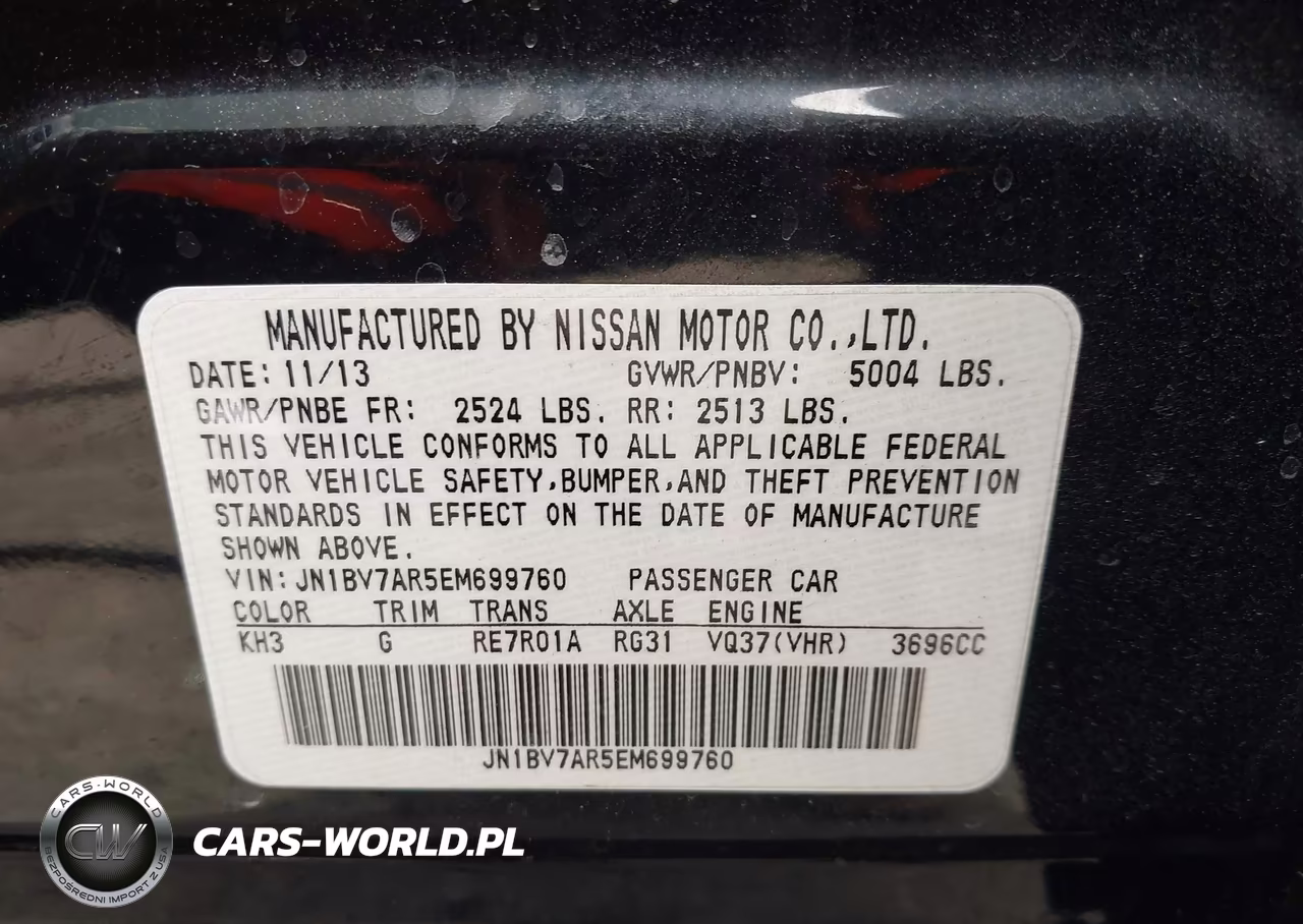 2014 Infiniti Q50 Premium VIN:JN1BV7AR5EM699760 - 9