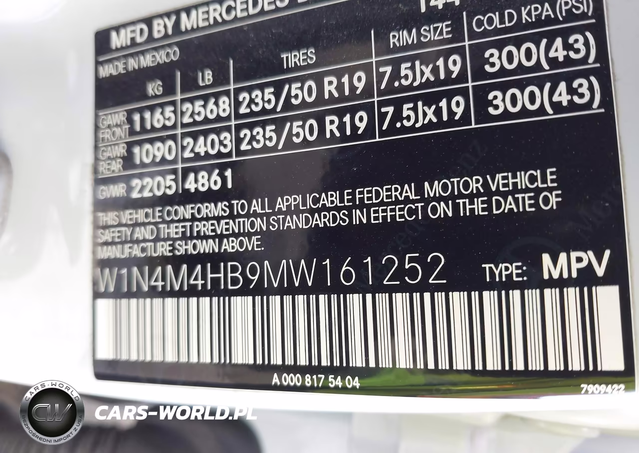 2021 Mercedes-Benz Glb 250 4Matic VIN:W1N4M4HB9MW161252 - 9