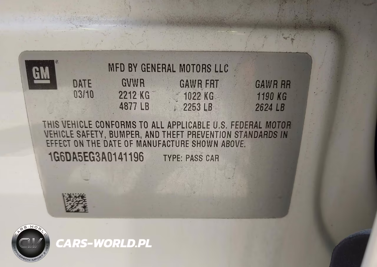 2010 Cadillac Cts Standard VIN:1G6DA5EG3A0141196 - 9