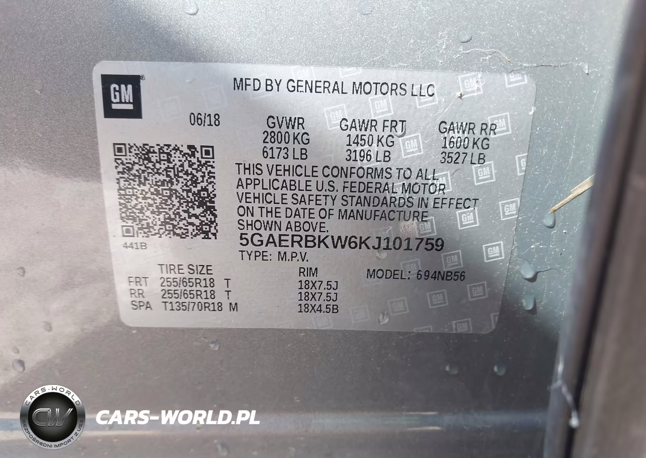 2019 Buick Enclave Fwd Essence VIN:5GAERBKW6KJ101759 - 9
