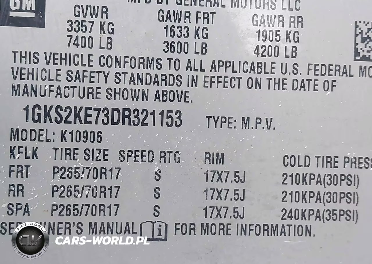 2013 GMC Yukon Xl 1500 Slt VIN:1GKS2KE73DR321153 - 9