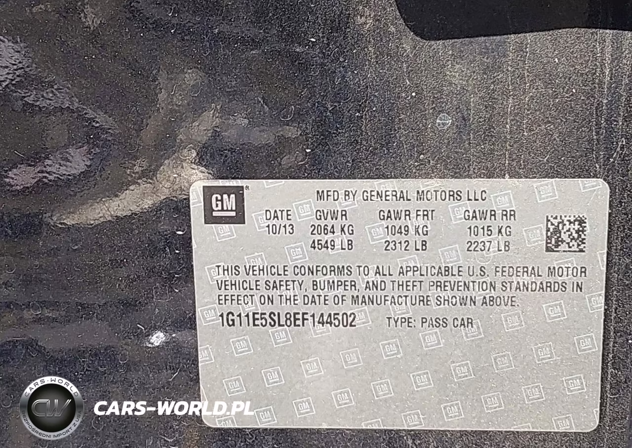 2014 Chevrolet Malibu 2Lt VIN:1G11E5SL8EF144502 - 9