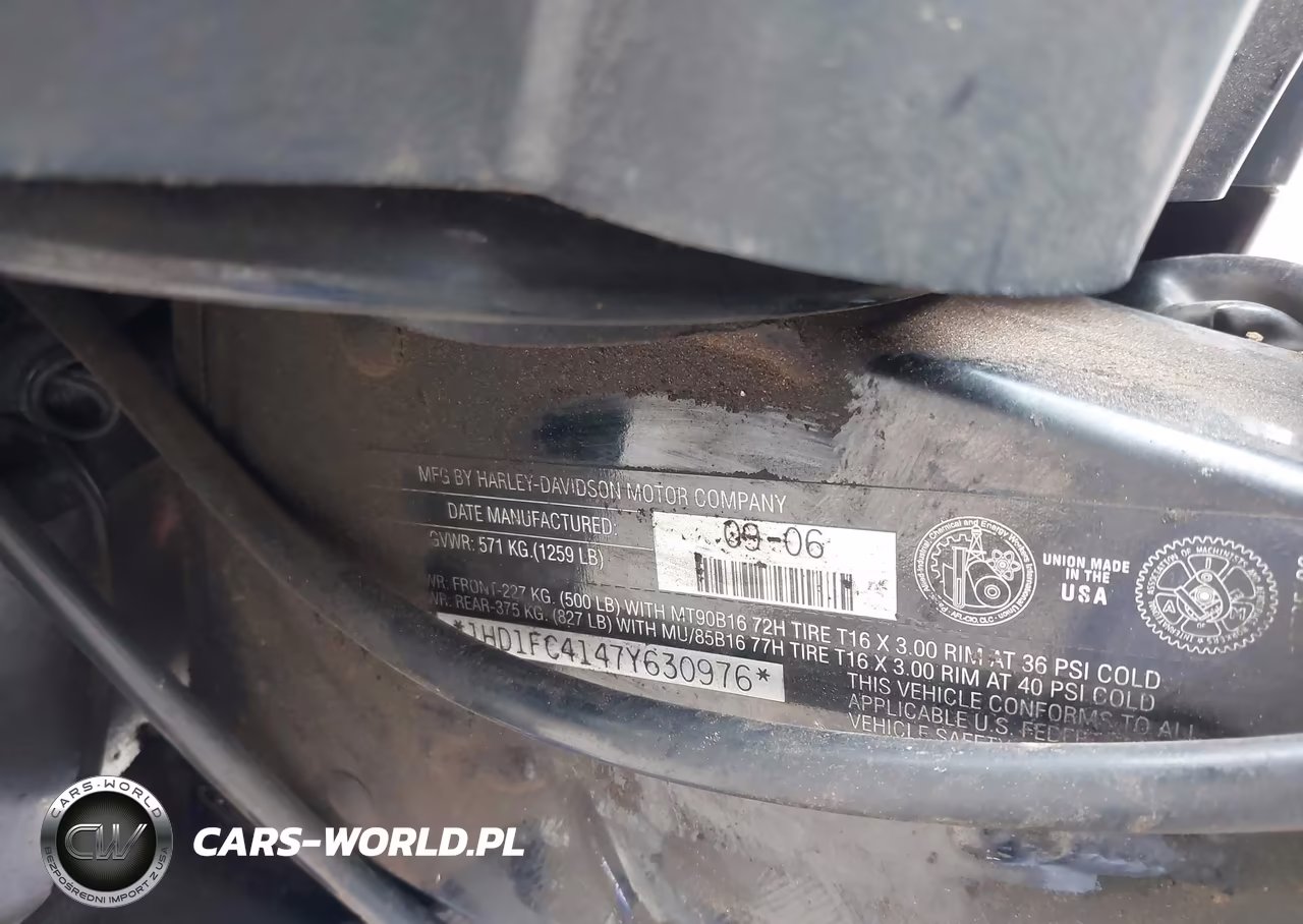 2007 Harley-Davidson Flhtcui VIN:1HD1FC4147Y630976 - 10