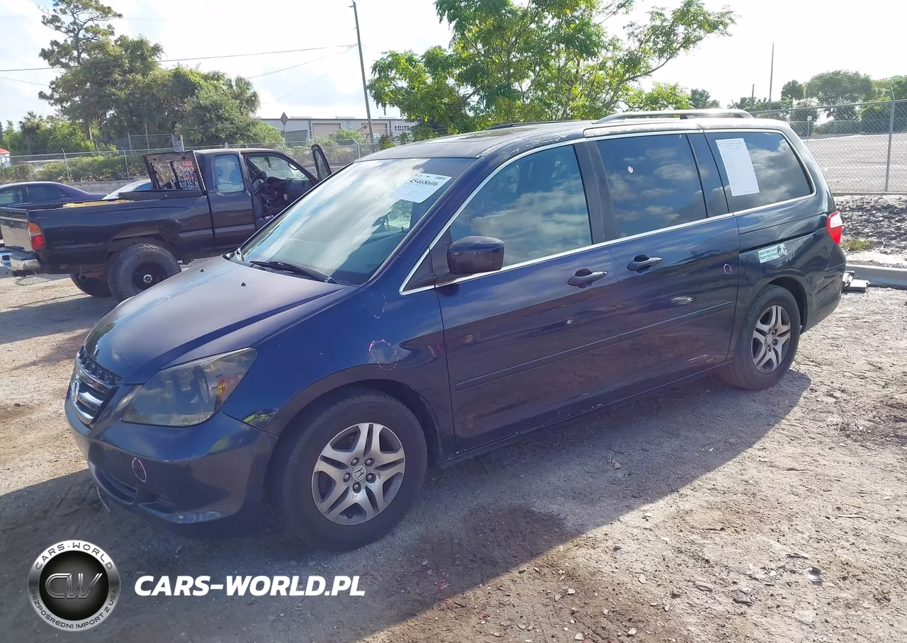 2007 Honda Odyssey Ex-L VIN:5FNRL38637B010932 - 2