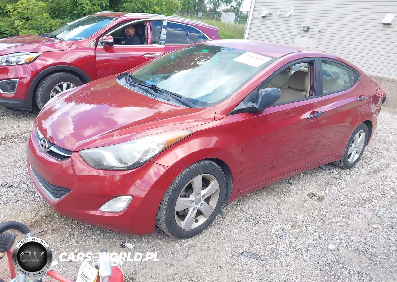 2013 Hyundai Elantra Gls VIN:KMHDH4AE0DU629179 - 2