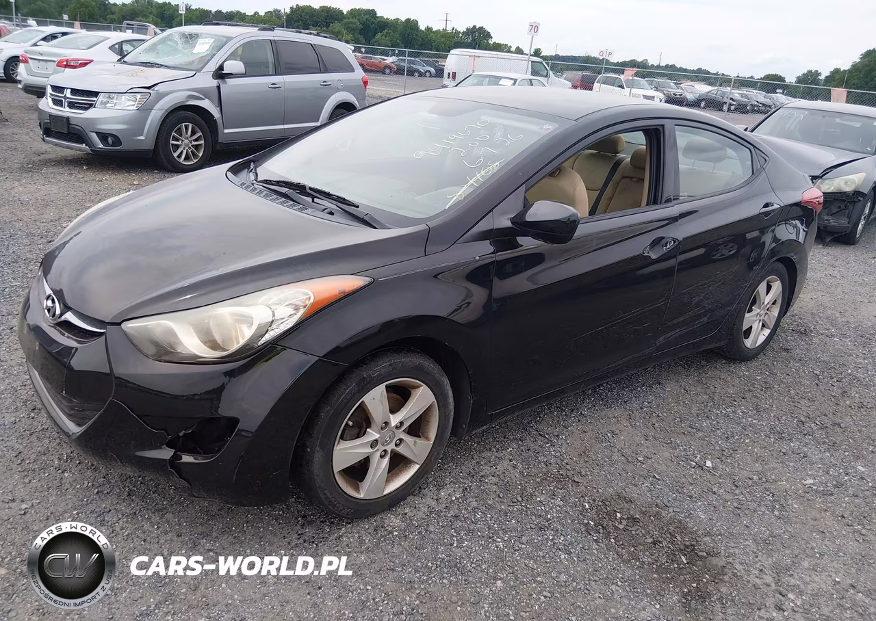 2013 Hyundai Elantra Gls VIN:KMHDH4AEXDU794074 - 2