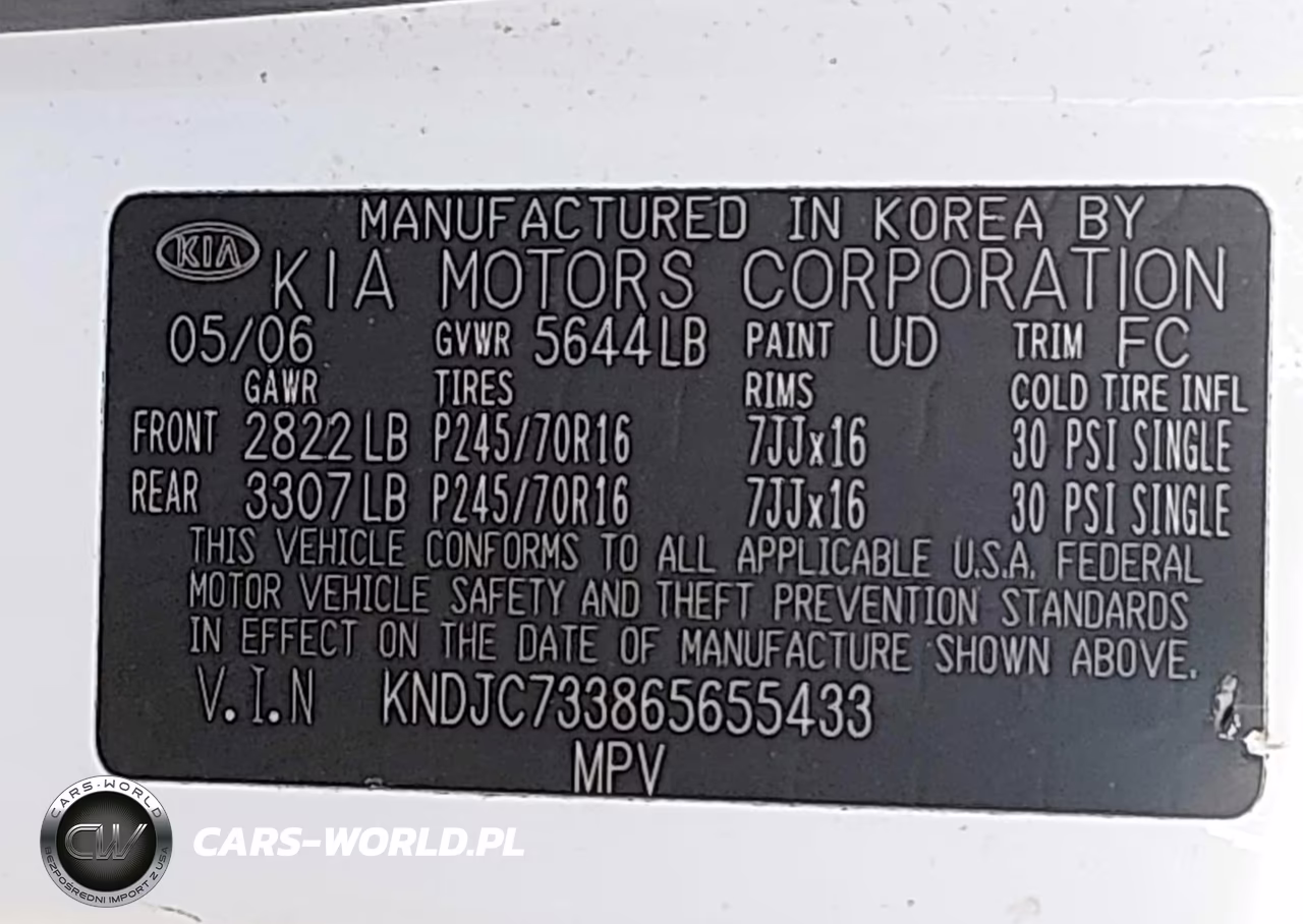 2006 Kia Sorento Ex-Lx VIN:KNDJC733865655433 - 9