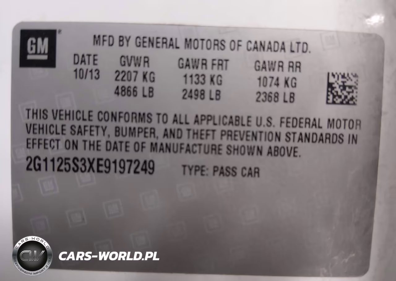 2014 Chevrolet Impala 2Lt VIN:2G1125S3XE9197249 - 9