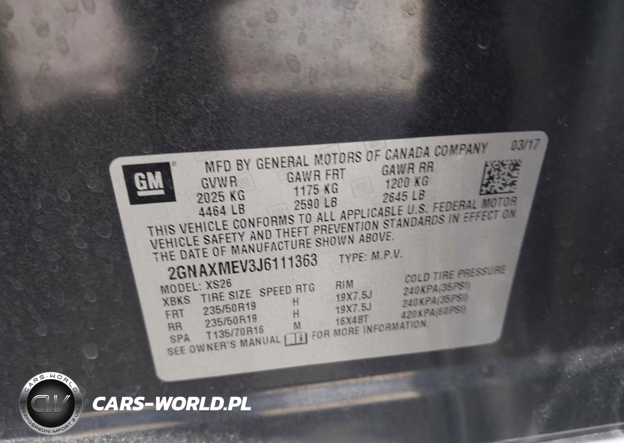 2018 Chevrolet Equinox Premier VIN:2GNAXMEV3J6111363 - 9