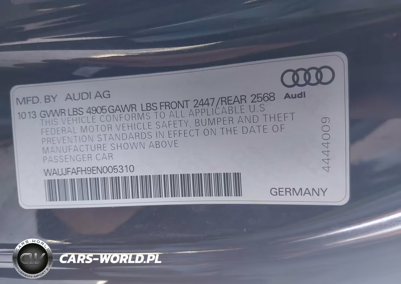 2014 Audi A5 2.0T Premium VIN:WAUJFAFH9EN005310 - 9