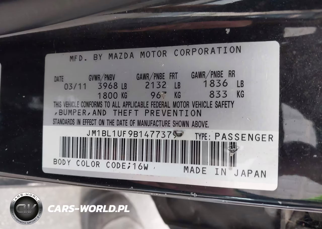 2011 Mazda Mazda3 I Sport VIN:JM1BL1UF9B1477379 - 9