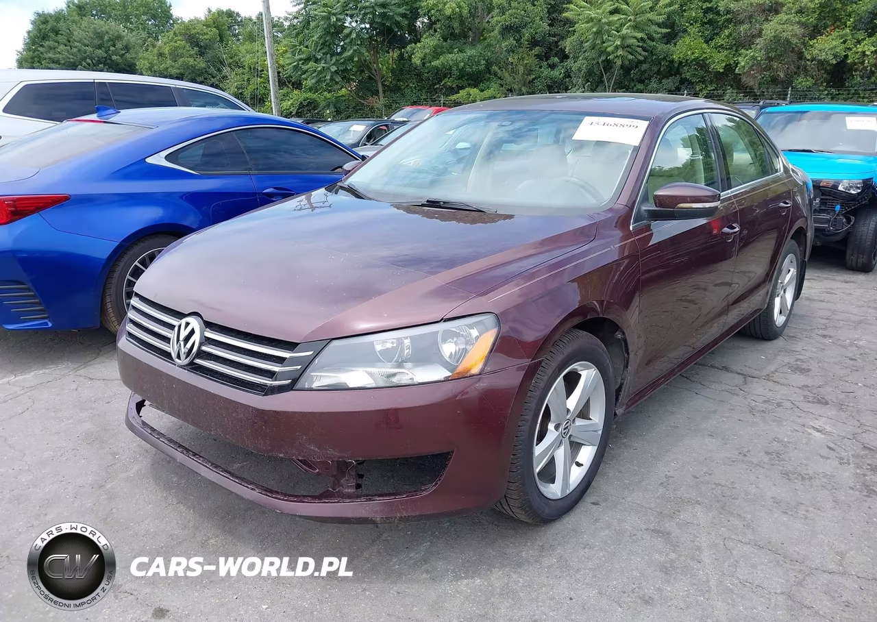 2013 Volkswagen Passat 2.5L Se VIN:1VWBP7A35DC001409 - 2