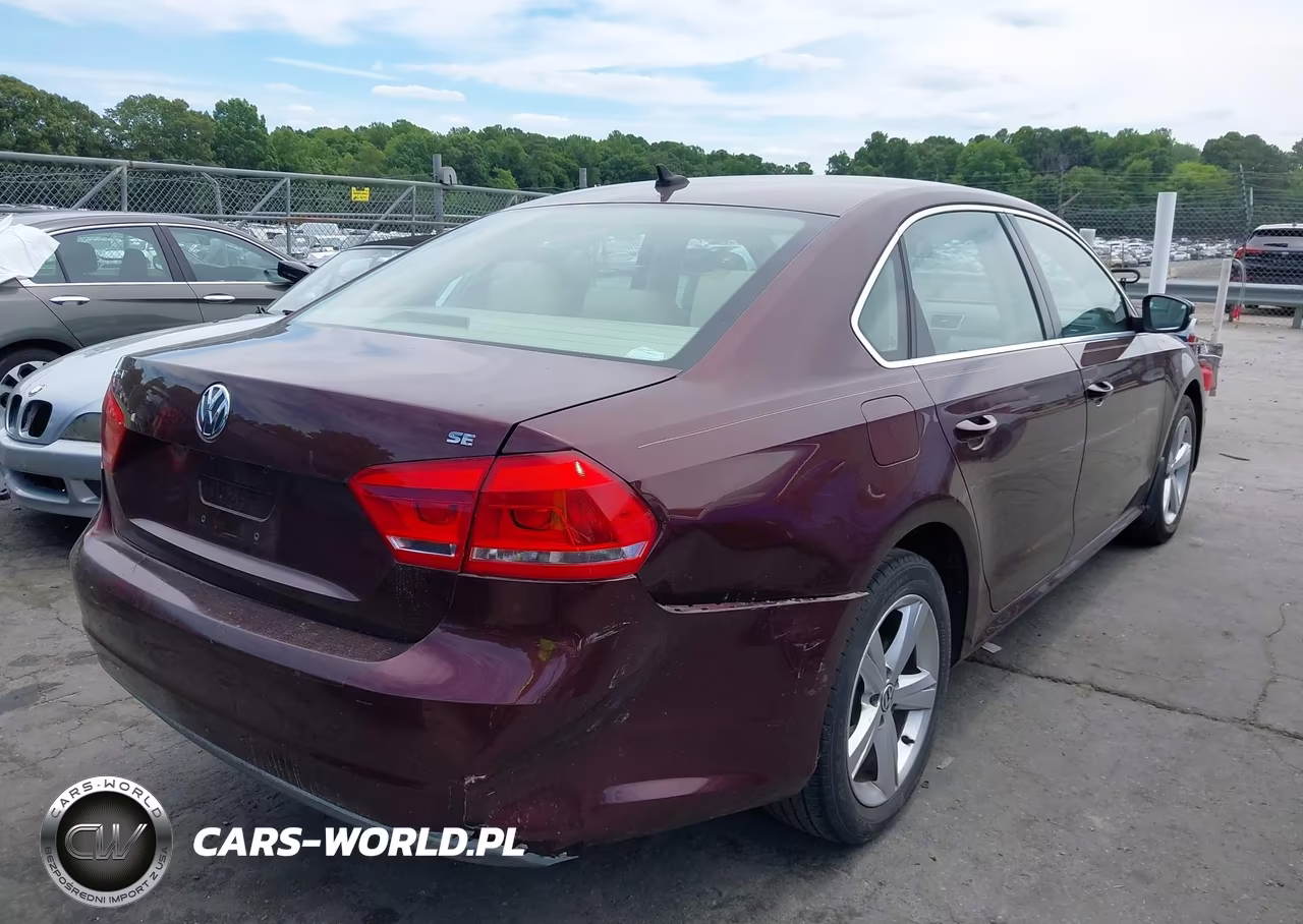 2013 Volkswagen Passat 2.5L Se VIN:1VWBP7A35DC001409 - 4