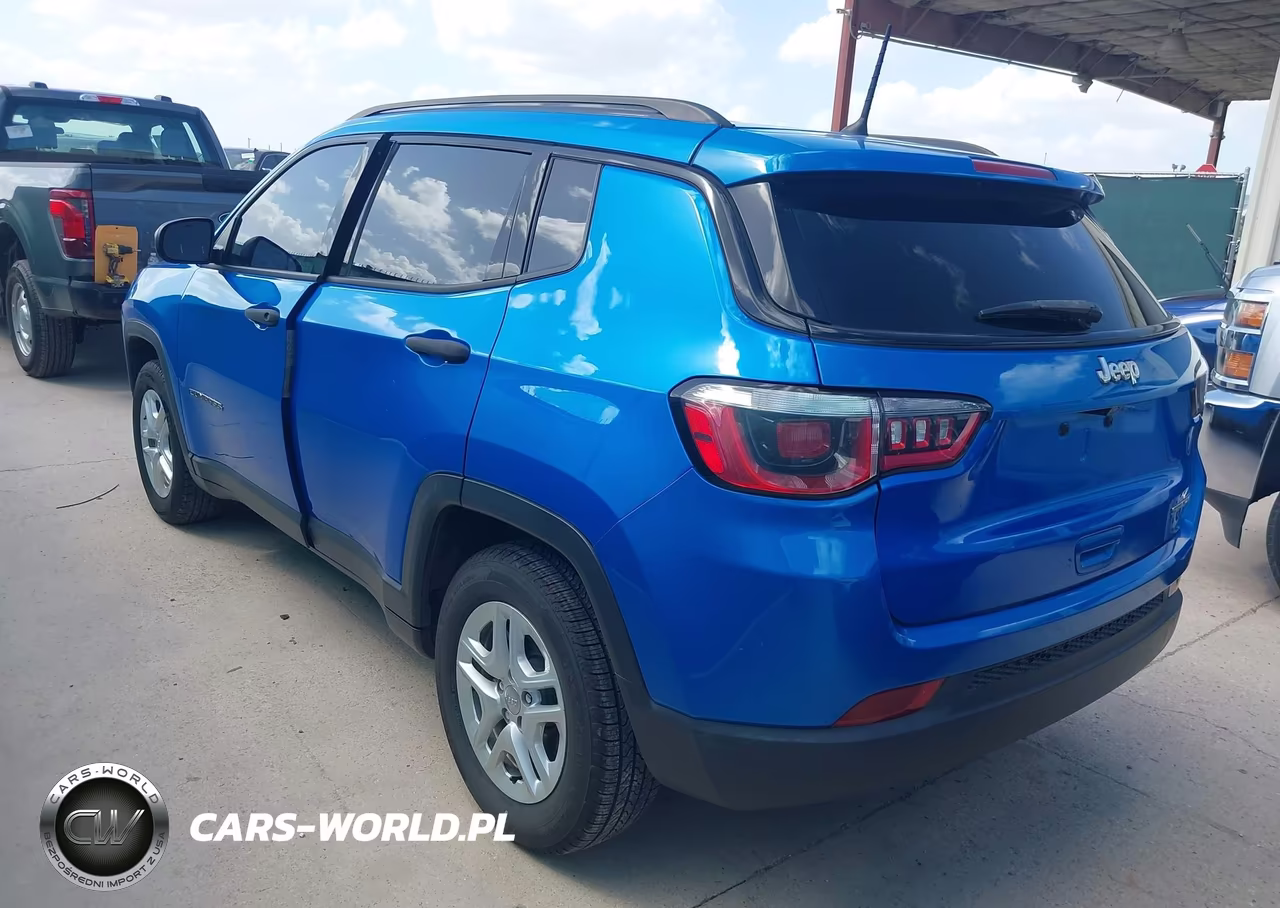 2018 Jeep Compass Sport Fwd VIN:3C4NJCAB0JT343948 - 3