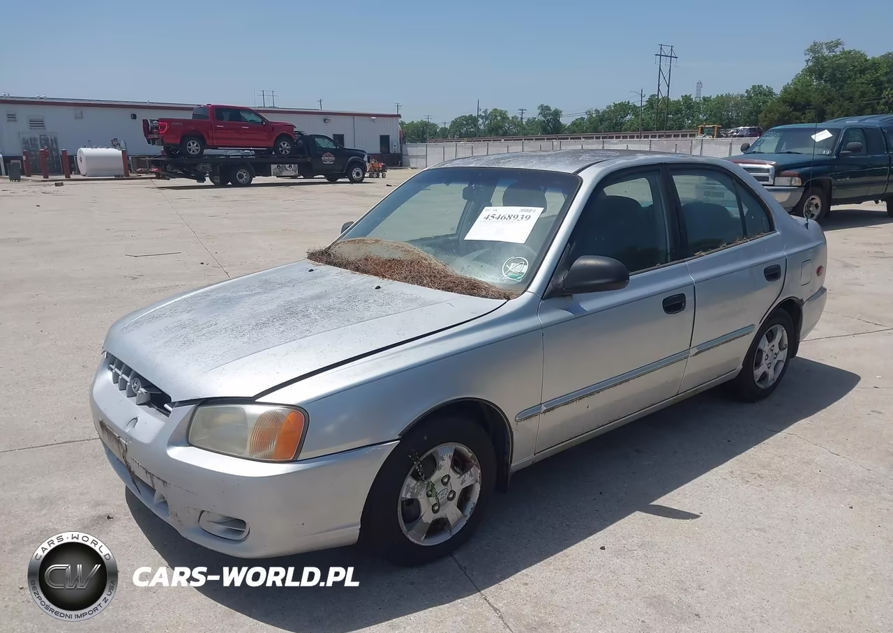 2002 Hyundai Accent Gl VIN:KMHCG45C62U310292 - 2