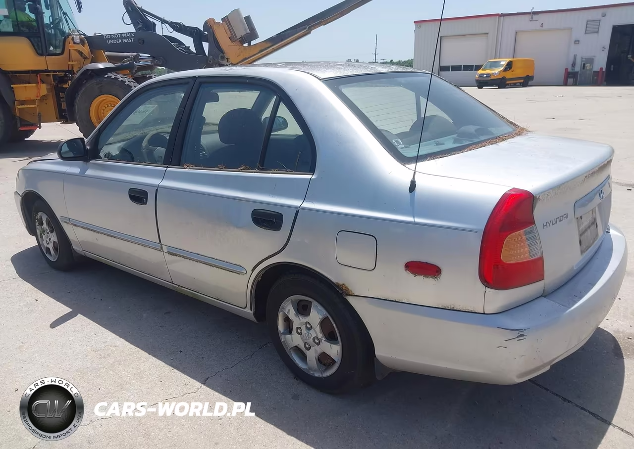2002 Hyundai Accent Gl VIN:KMHCG45C62U310292 - 3
