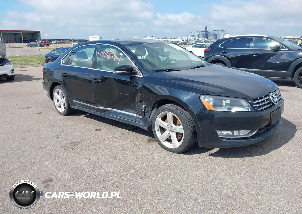 2013 Volkswagen Passat 2.0L Tdi Se VIN:1VWBN7A3XDC119736 - 1