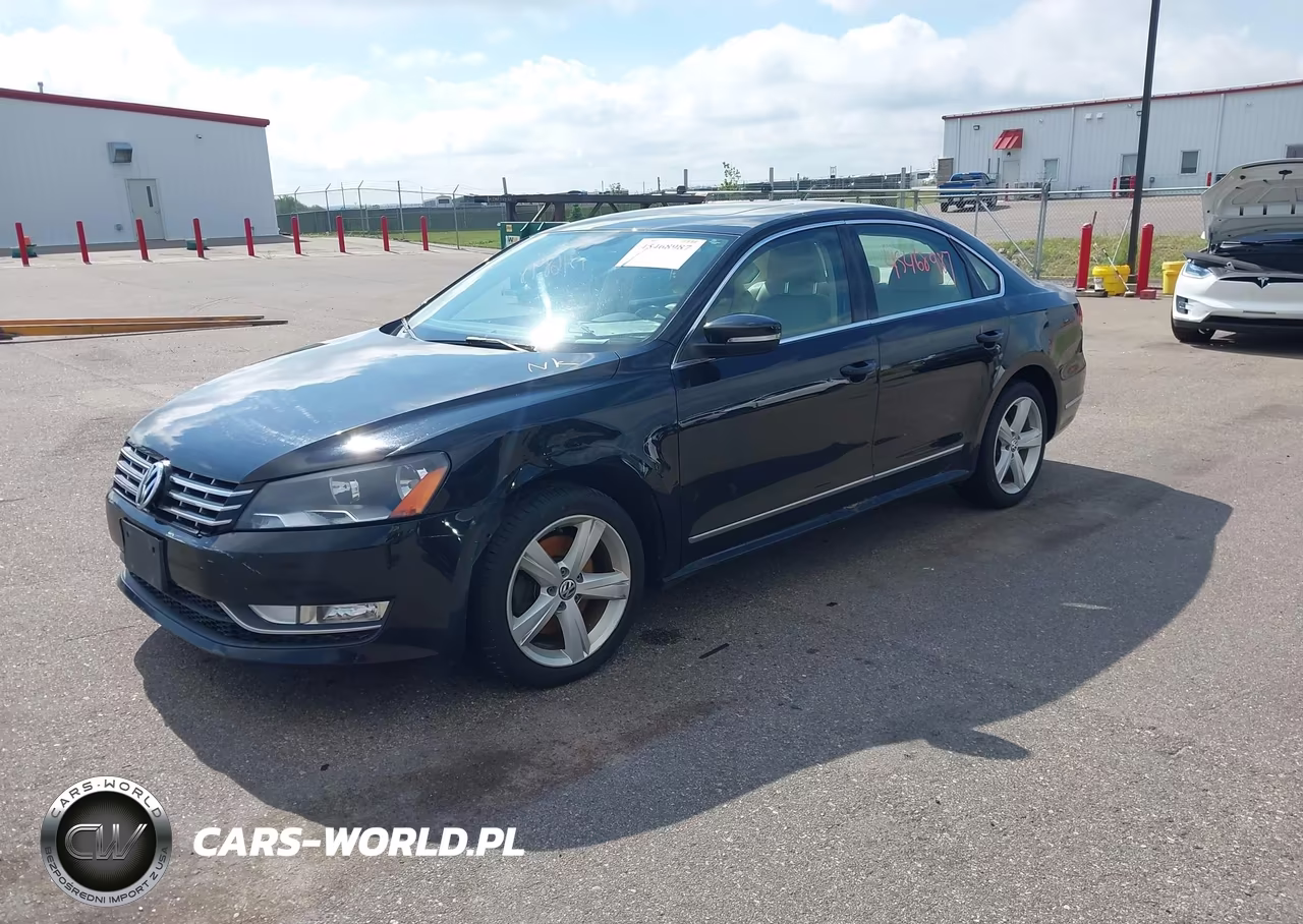 2013 Volkswagen Passat 2.0L Tdi Se VIN:1VWBN7A3XDC119736 - 2