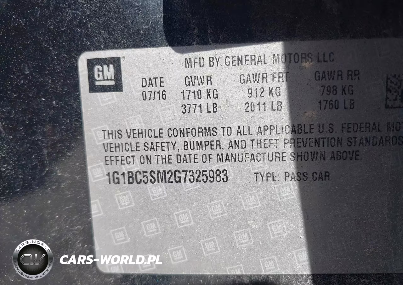 2016 Chevrolet Cruze Ls Auto VIN:1G1BC5SM2G7325983 - 9