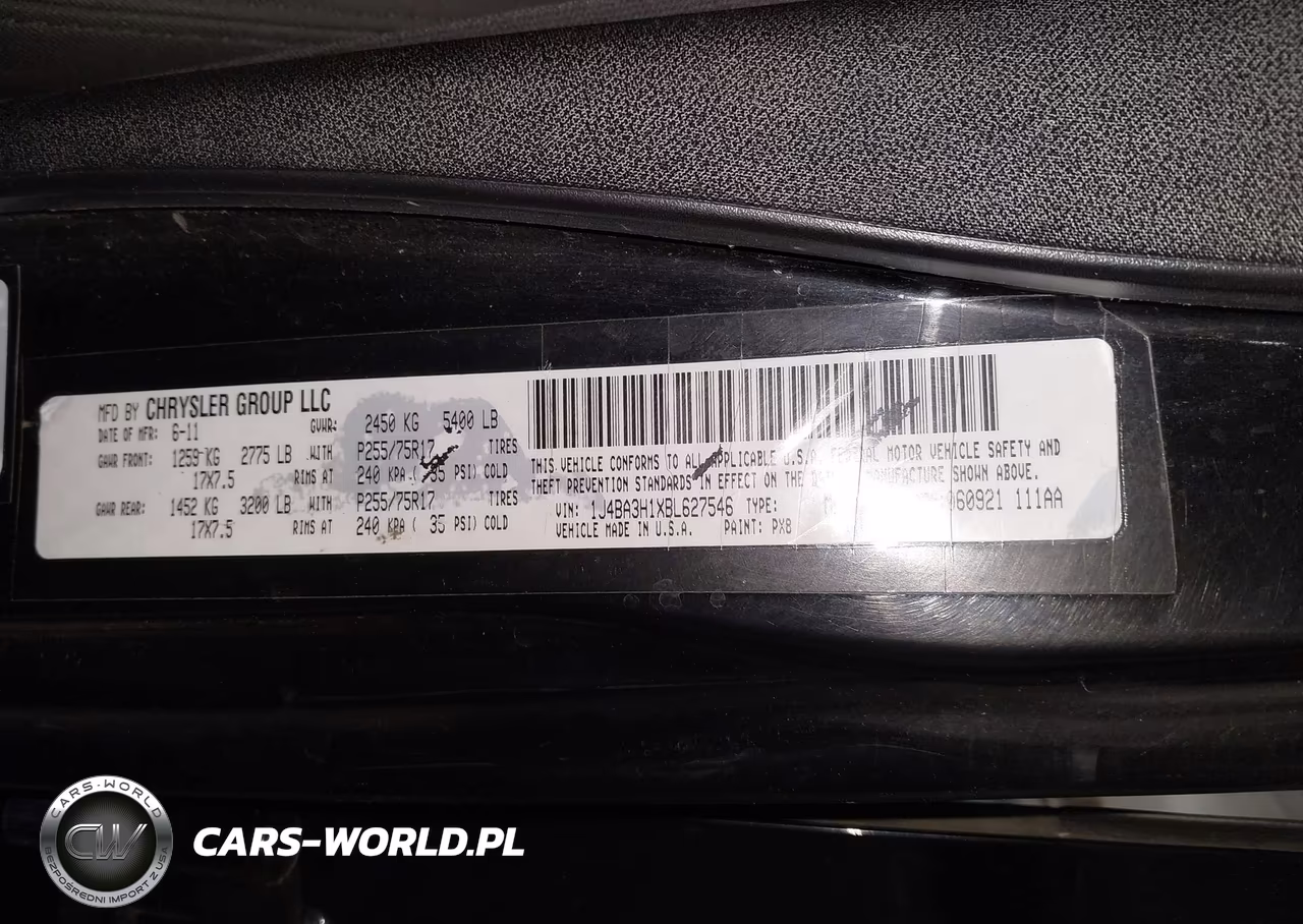 2011 Jeep Wrangler Unlimited Sport VIN:1J4BA3H1XBL627546 - 9