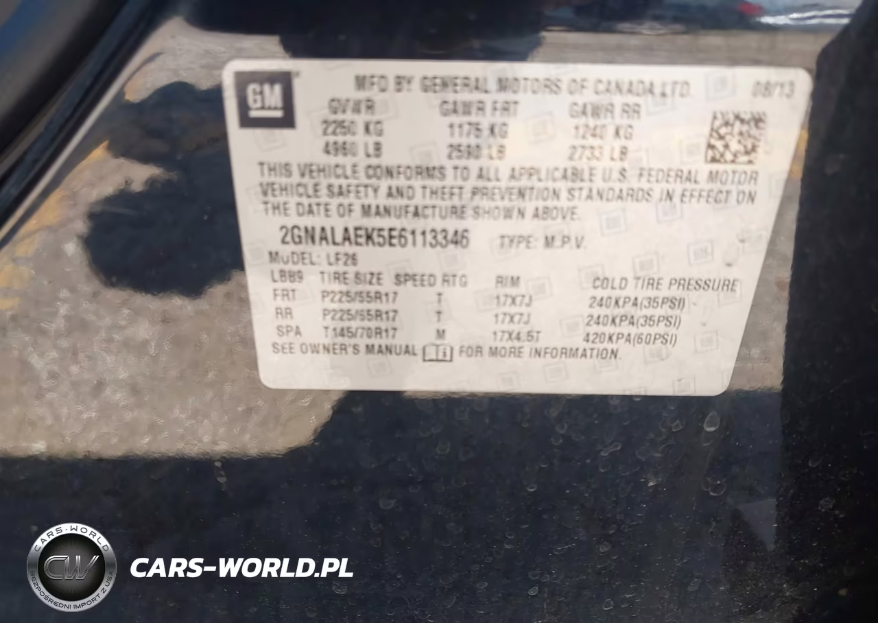 2014 Chevrolet Equinox Ls VIN:2GNALAEK5E6113346 - 9