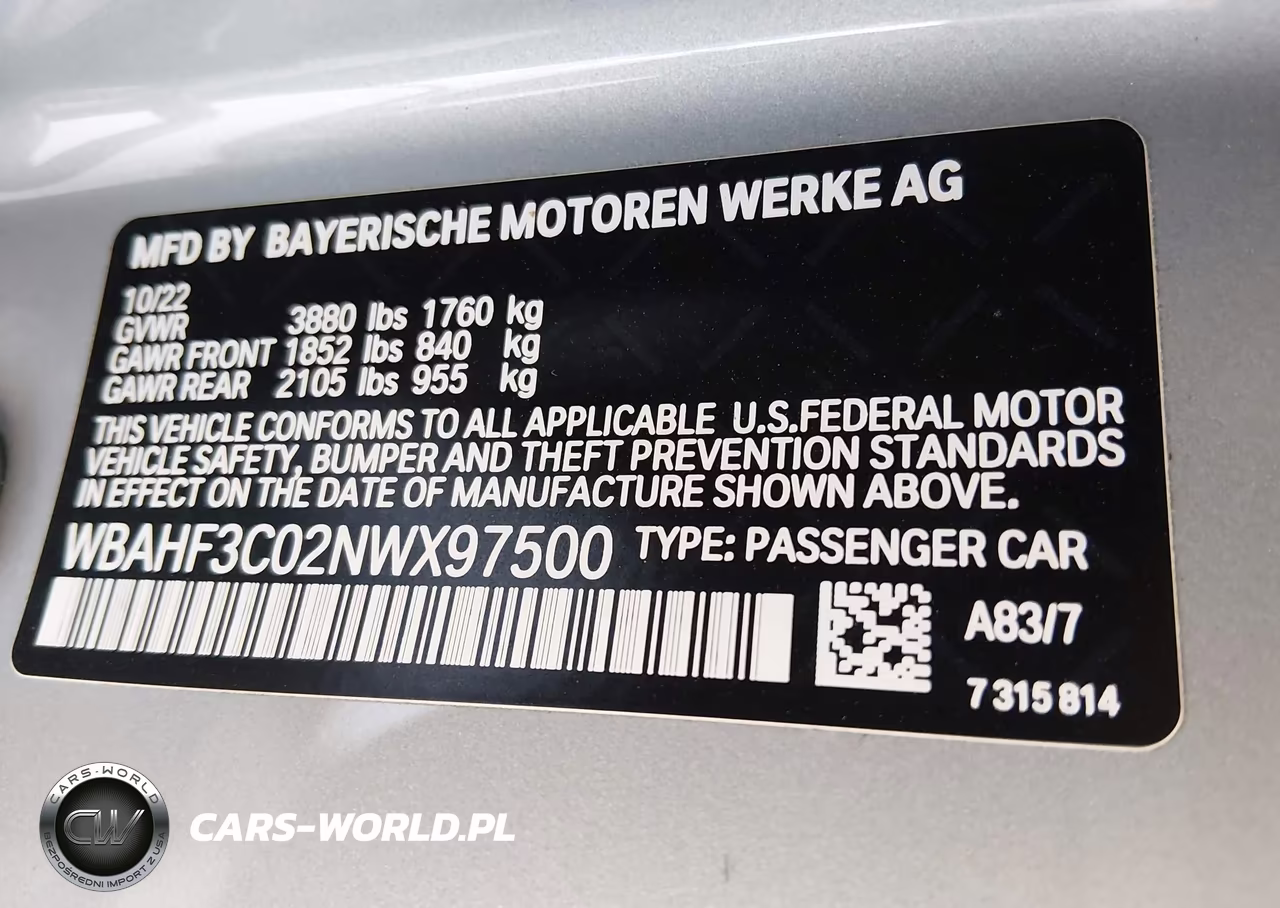 2022 BMW Z4 Sdrive30I VIN:WBAHF3C02NWX97500 - 9