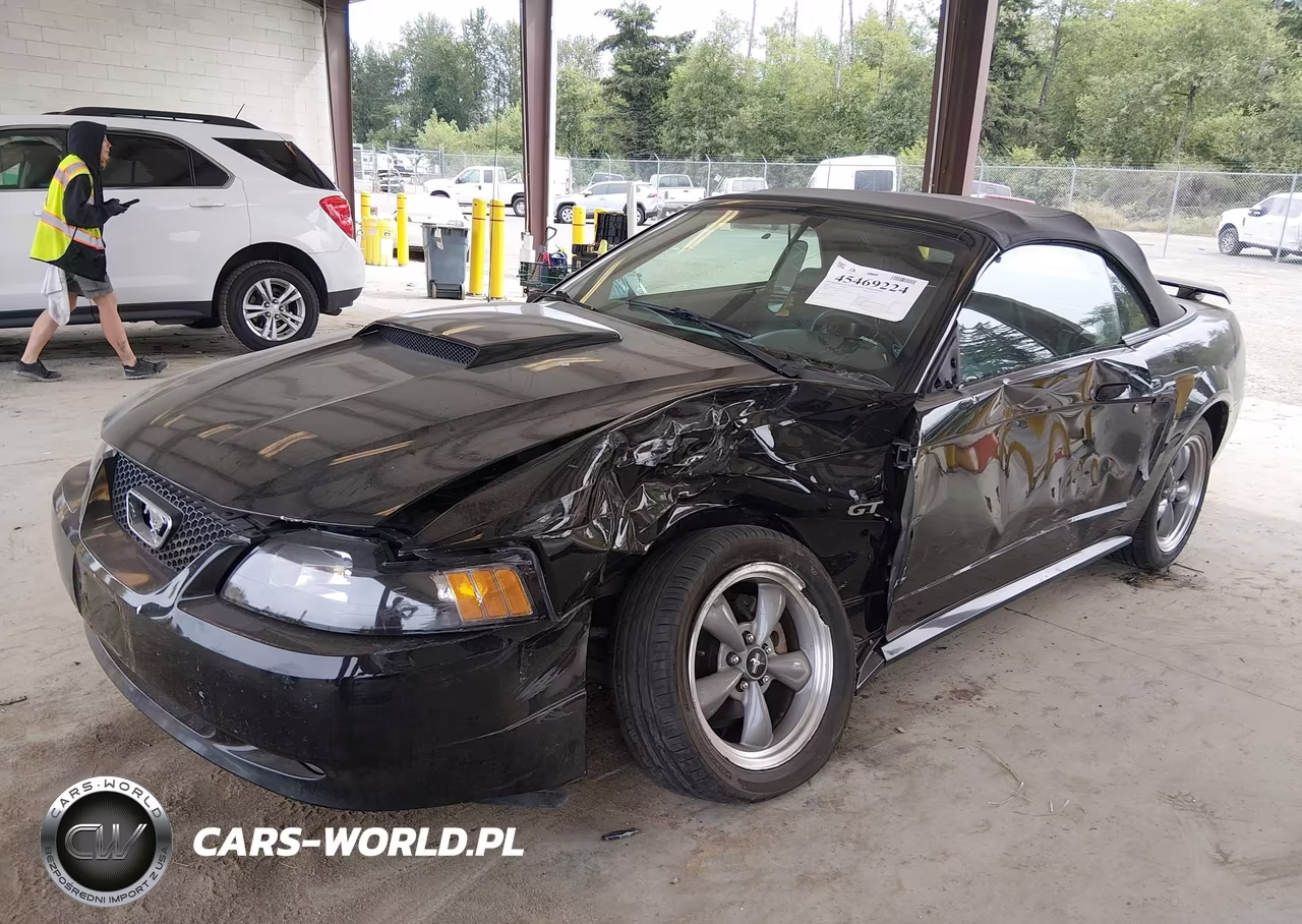 2001 Ford Mustang Gt VIN:1FAFP45X51F223853 - 2