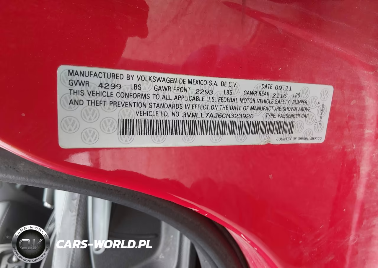 2012 Volkswagen Jetta 2.0L Tdi VIN:3VWLL7AJ6CM323925 - 9