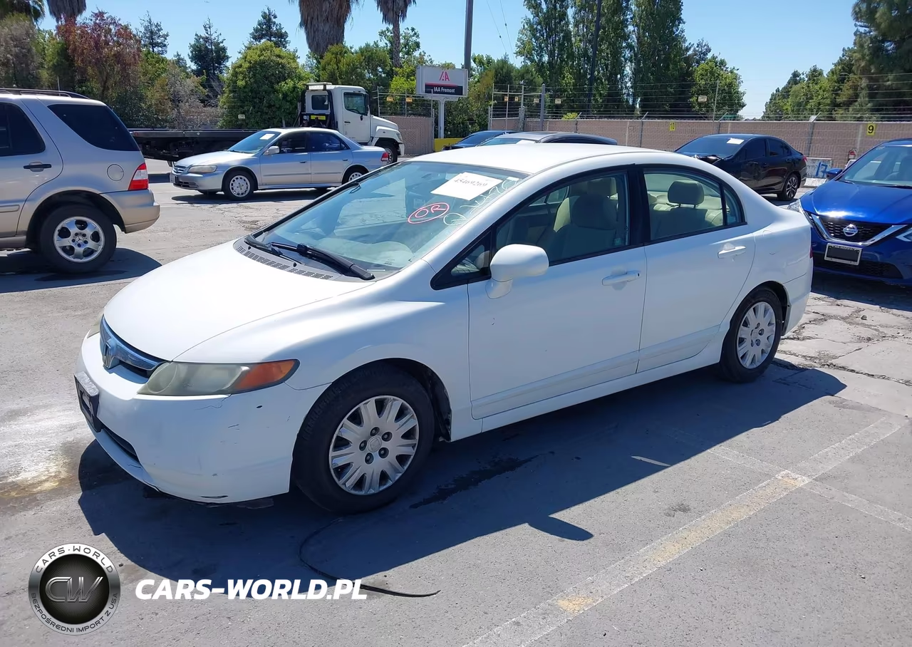 2007 Honda Civic Gx VIN:1HGFA465X7L000261 - 2