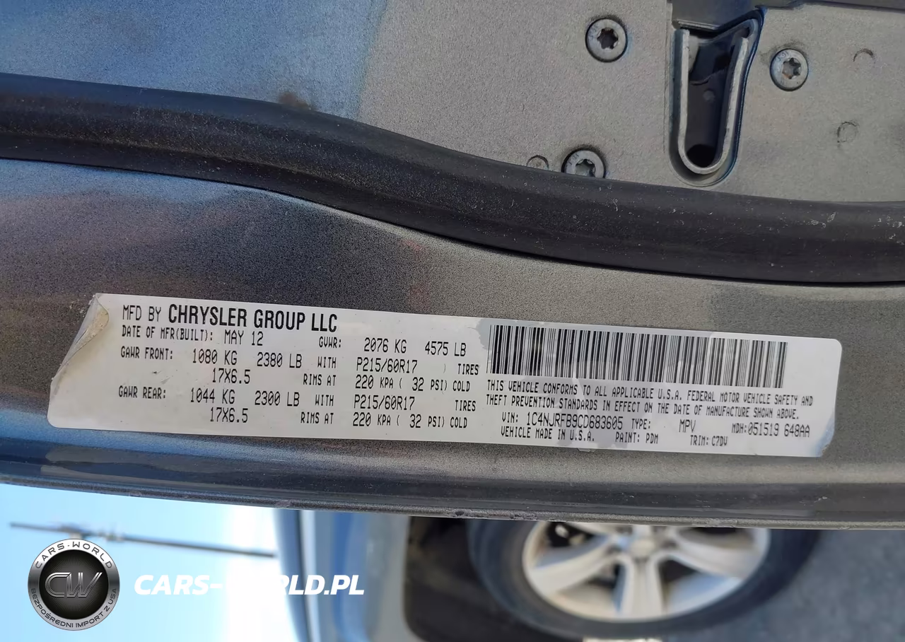 2012 Jeep Patriot Latitude VIN:1C4NJRFB9CD683605 - 9