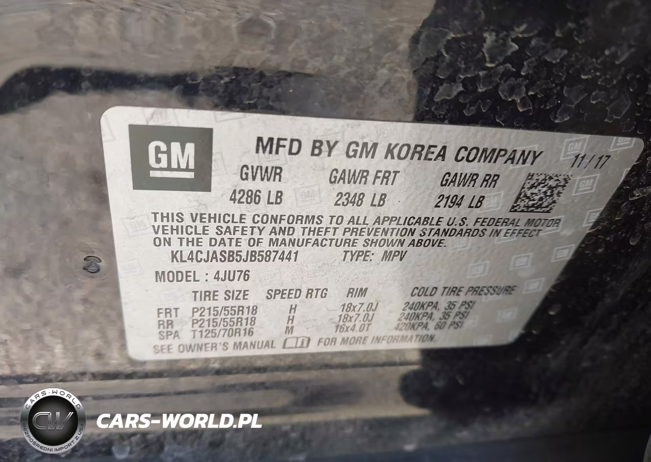 2018 Buick Encore Preferred VIN:KL4CJASB5JB587441 - 9