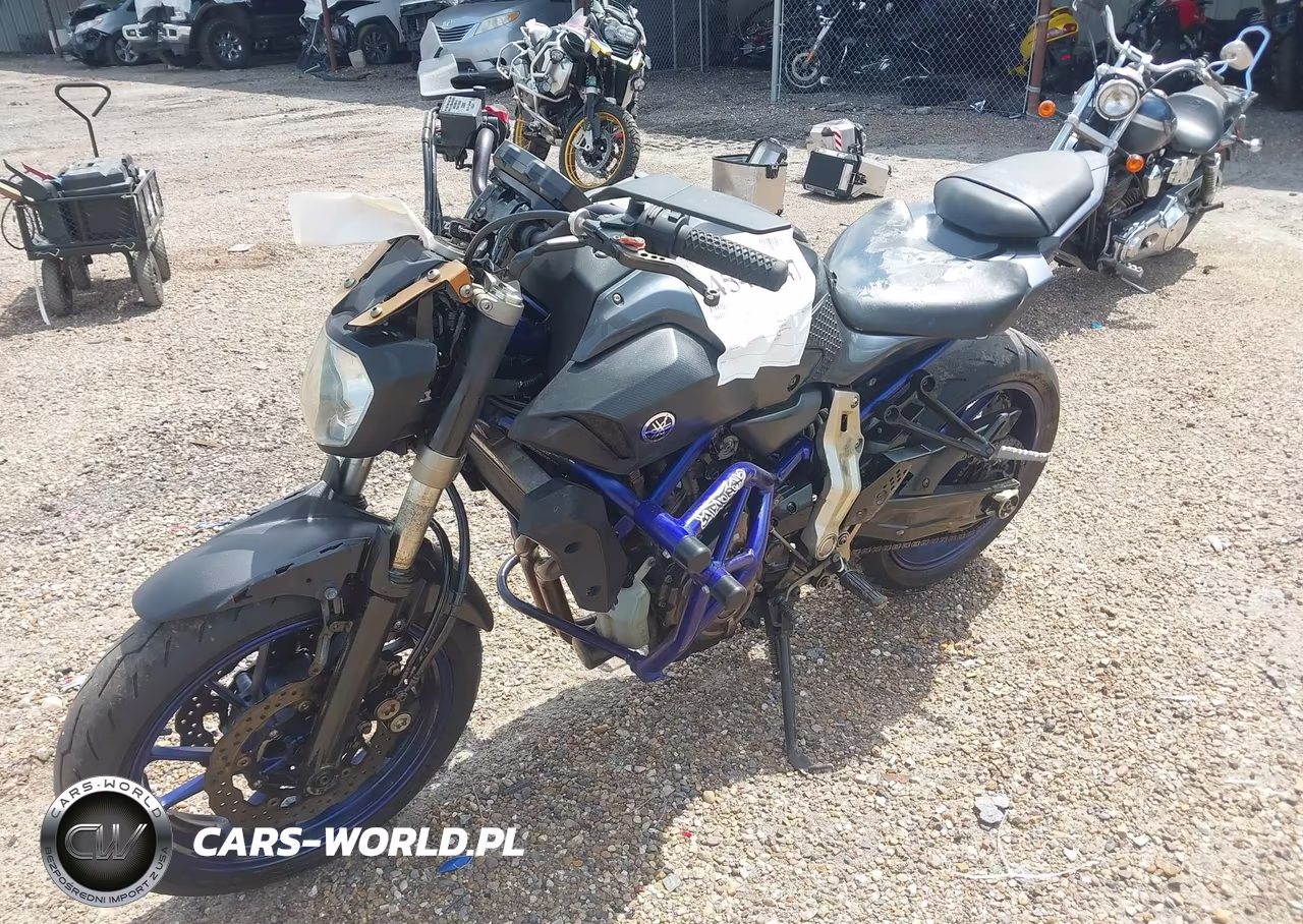 2015 Yamaha Fz07 VIN:JYARM06E9FA000916 - 2