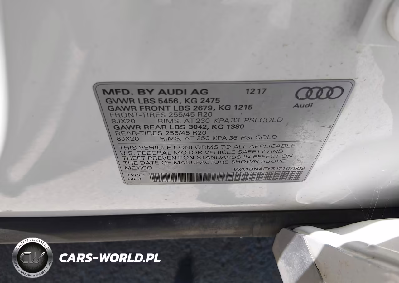 2018 Audi Q5 2.0T Premium-2.0T Tech Premium VIN:WA1BNAFY5J2107509 - 9