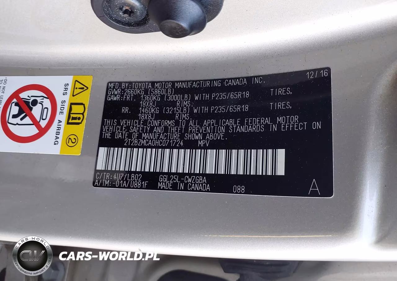 2017 Lexus Rx 350 VIN:2T2BZMCA0HC071724 - 9