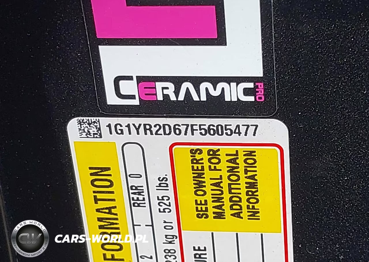 2015 Chevrolet Corvette Z06 VIN:1G1YR2D67F5605477 - 9