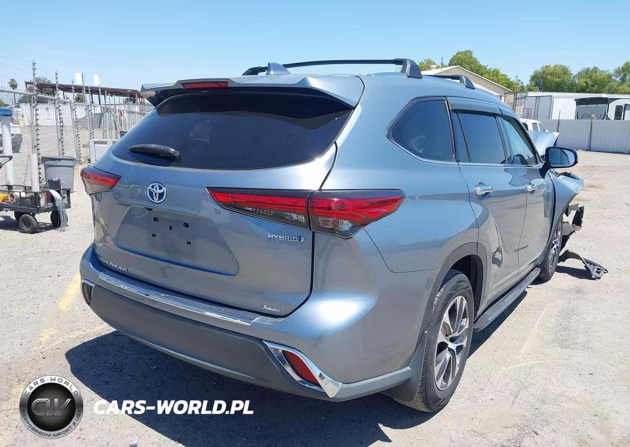 2021 Toyota Highlander Hybrid Xle VIN:5TDHARAH8MS006771 - 4
