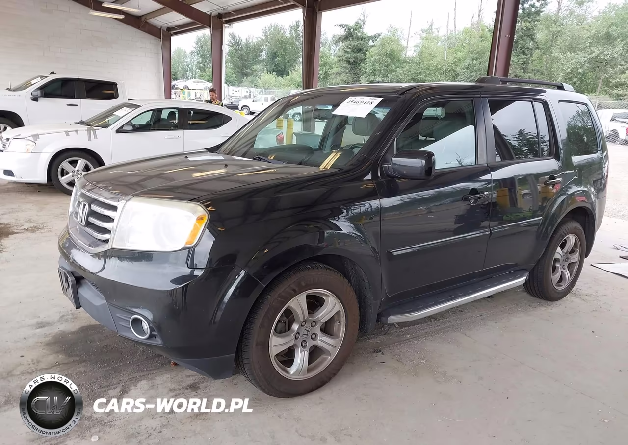 2012 Honda Pilot Ex-L VIN:5FNYF4H77CB075343 - 2