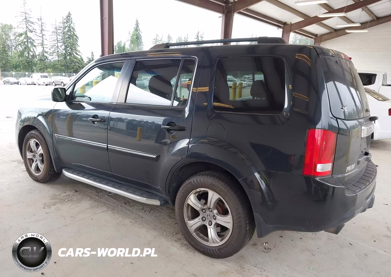2012 Honda Pilot Ex-L VIN:5FNYF4H77CB075343 - 3