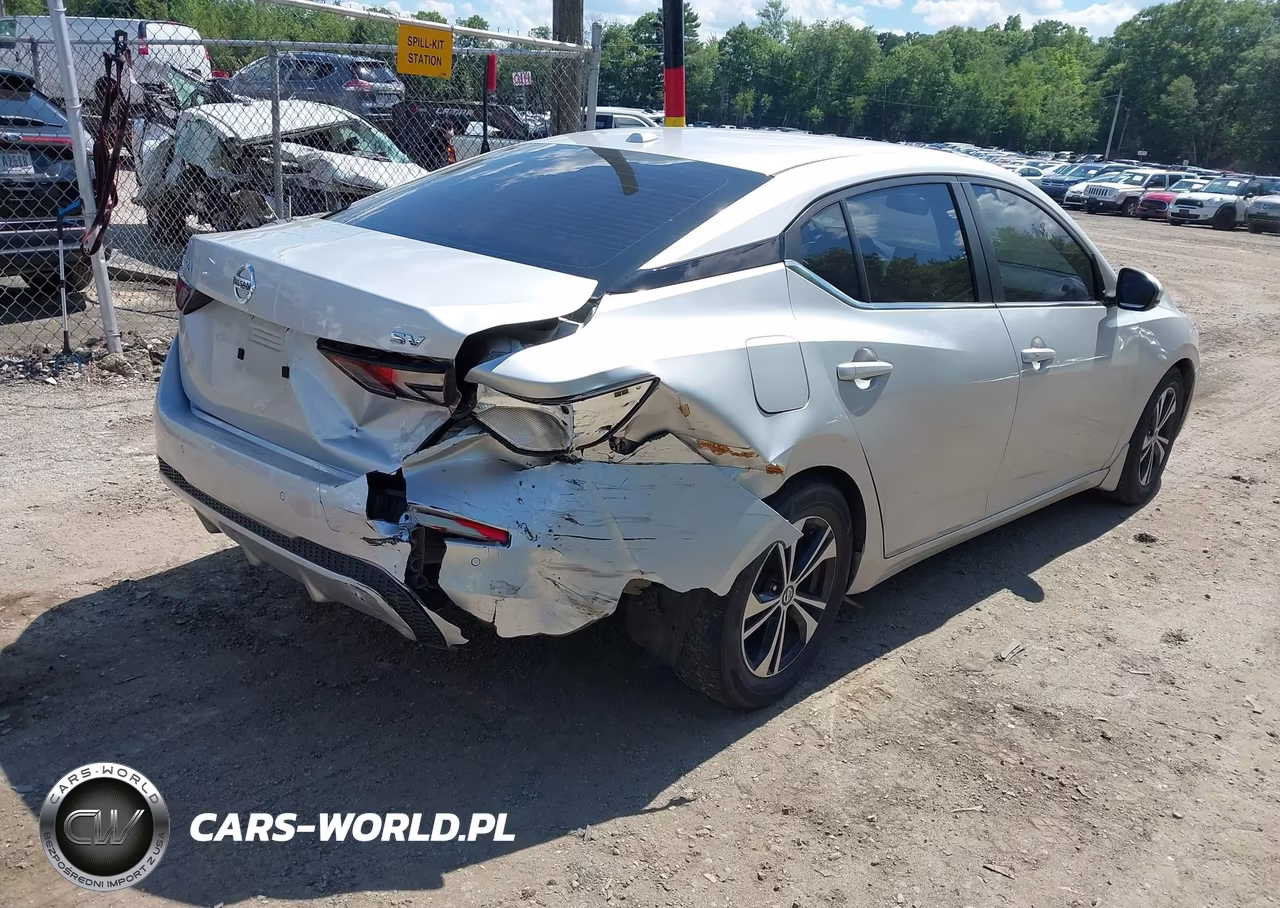 2020 Nissan Sentra Sv Xtronic Cvt VIN:3N1AB8CV8LY304839 - 4