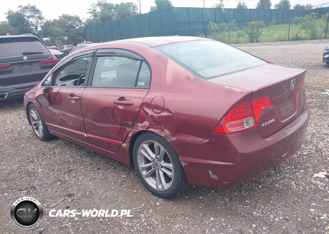 2008 Honda Civic Lx VIN:1HGFA16518L012122 - 3