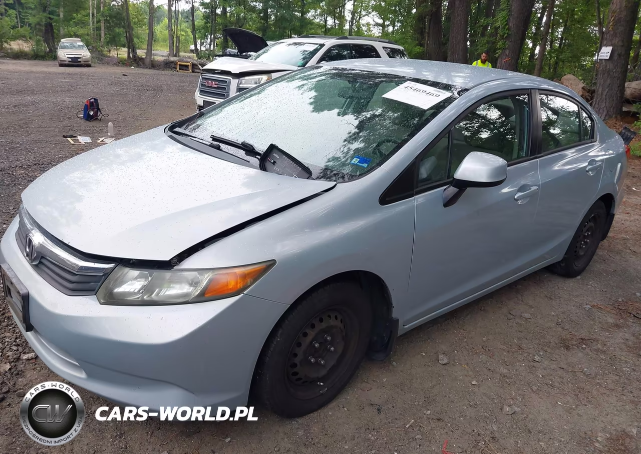 2012 Honda Civic Lx VIN:2HGFB2F57CH599385 - 2