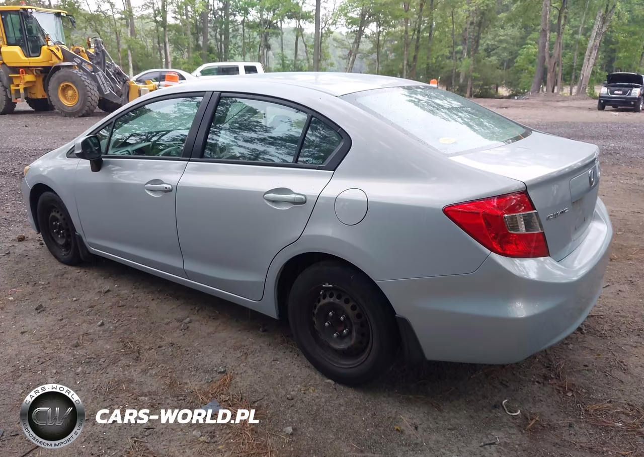 2012 Honda Civic Lx VIN:2HGFB2F57CH599385 - 3