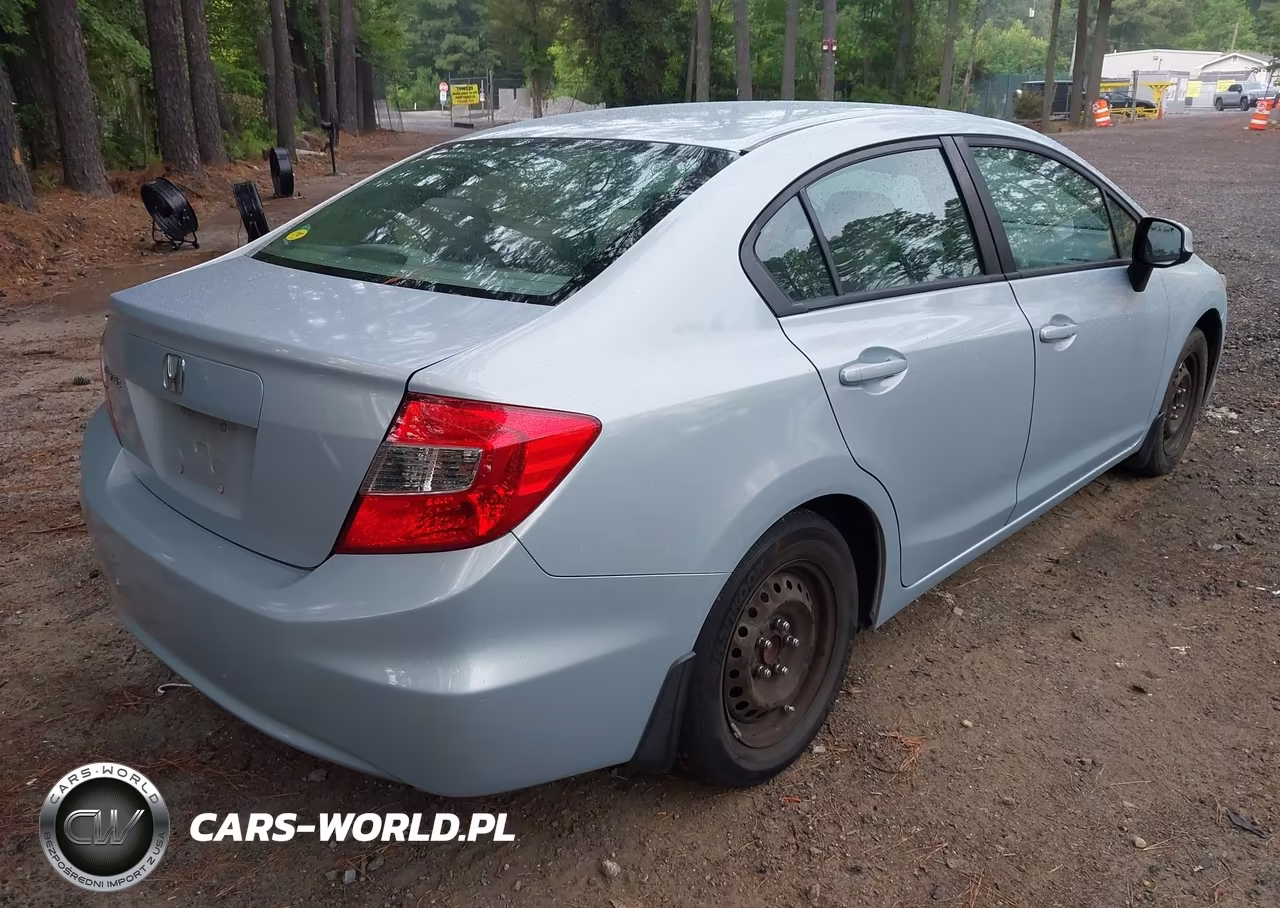 2012 Honda Civic Lx VIN:2HGFB2F57CH599385 - 4