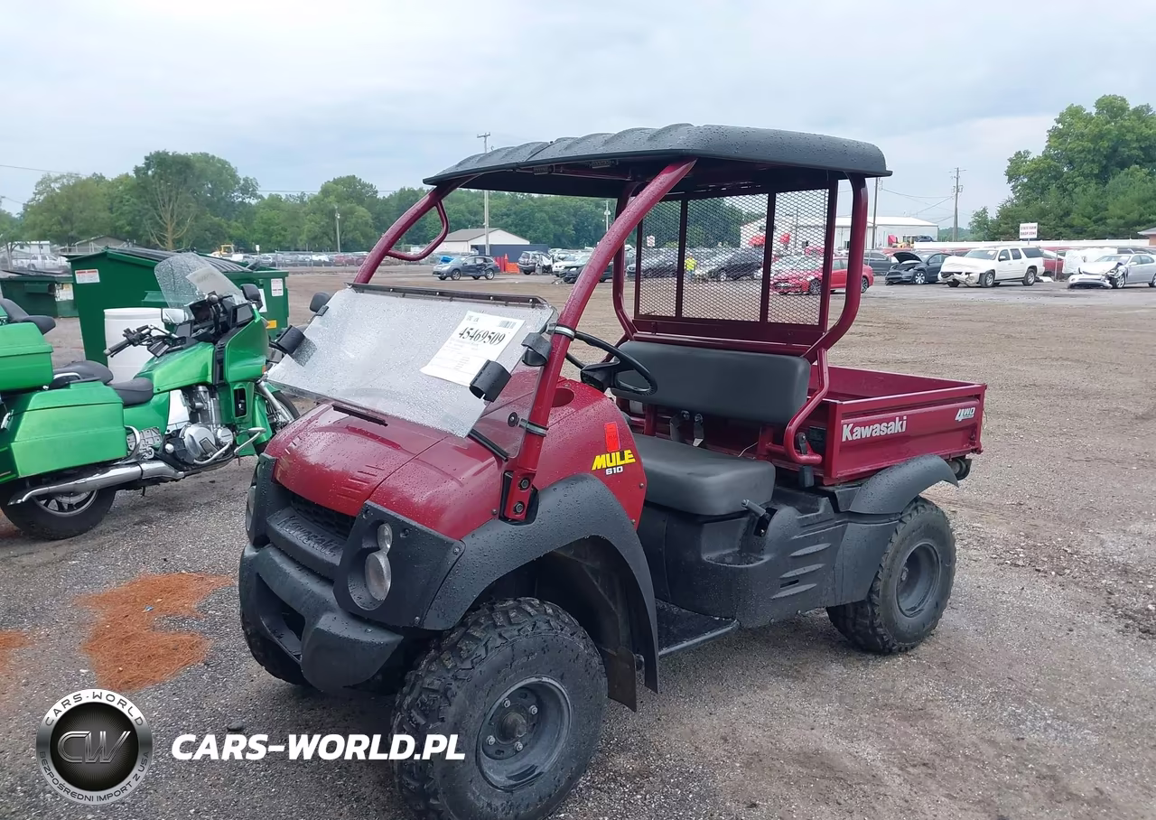 2009 Kawasaki Kaf400 A VIN:JK1AFEA169B543596 - 2
